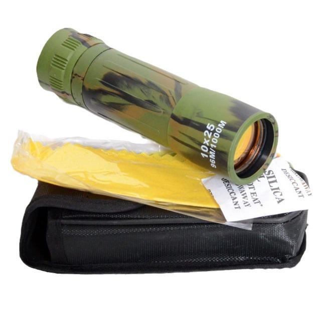 10X25 High Definition Camouflage Monocular for Outdoor Use