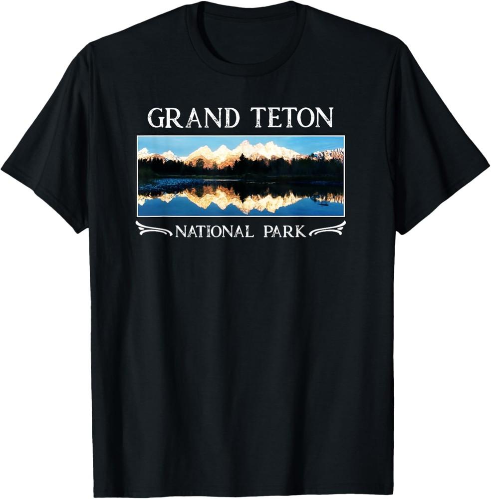 Grand Teton Nationl Park T Shirt Wyoming T Shirt TShirt Unisex T-Shirt L