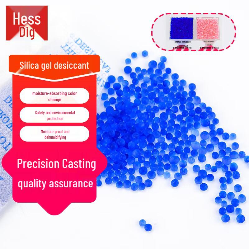 Color-Changing Cobalt-Free Silica Gel Desiccant