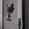 Vintage Dinner Bell Outdoor Decorative Dog Head Shape Door Bell Vintage Farmhouse Doorbell for Front Door Garden Sheds Cottage
