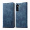 LC.IMEEKE Compatible For Samsung Galaxy S24 Case Microfiber Leather Folio Stand View Phone Cover
