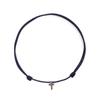 Jbans Classic Surgical Steel Cross Adjustable Knot Couple String Anklets (C2101-Ac739_Na)