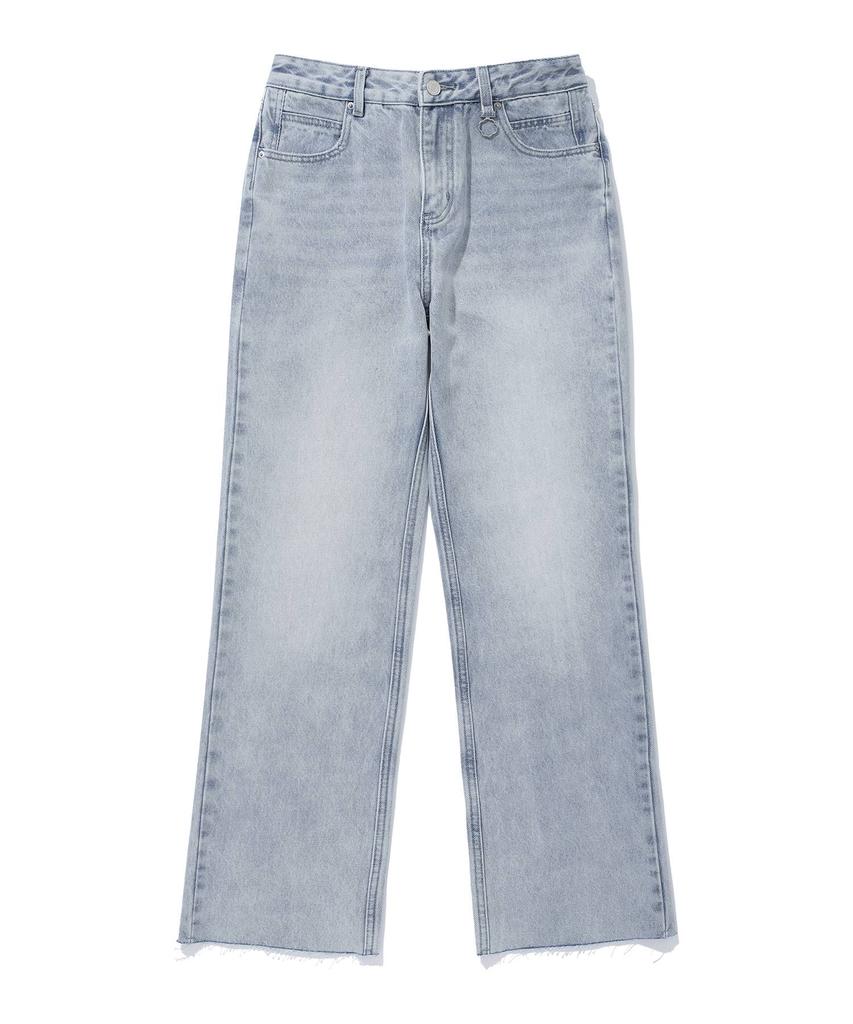 COVERNAT WOMAN Semi Bootcut Denim Pants Light Blue