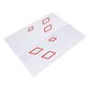 100x38cm Car Body Side Sticker PVC Decals DIY Sport Styling Decoration Auto Truck Racing Accessories White Red