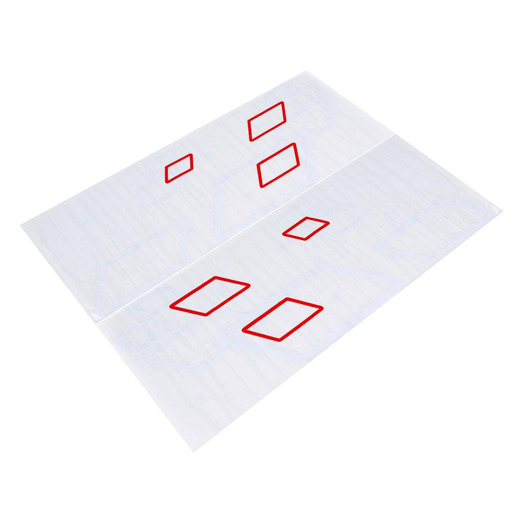 100x38cm Car Body Side Sticker PVC Decals DIY Sport Styling Decoration Auto Truck Racing Accessories White Red