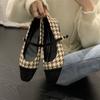Fashion Flat Shoes for Women's Mary Jane Shoes Spring and Autumn New Style Flat Bottomed Square Toe Casual Plus Size Women's Shoes