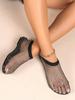 2024 Summer Rhinestone Round Toe Short Boots - Hollowed-Out Plus Size Flat Sandals