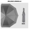 10 bone vinyl automatic large umbrella color scheme handle triple fold men's umbrella
