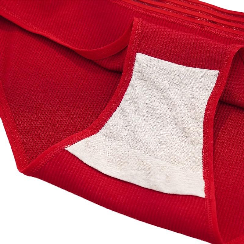 CFSC Women's Large Size Underwear Solid Color Print Underwear