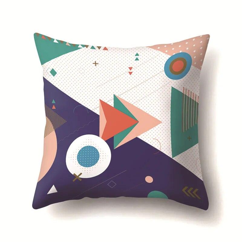 Față de pernă cu dungi geometrice Husă de pernă pentru birou Camera de zi Riding Talie