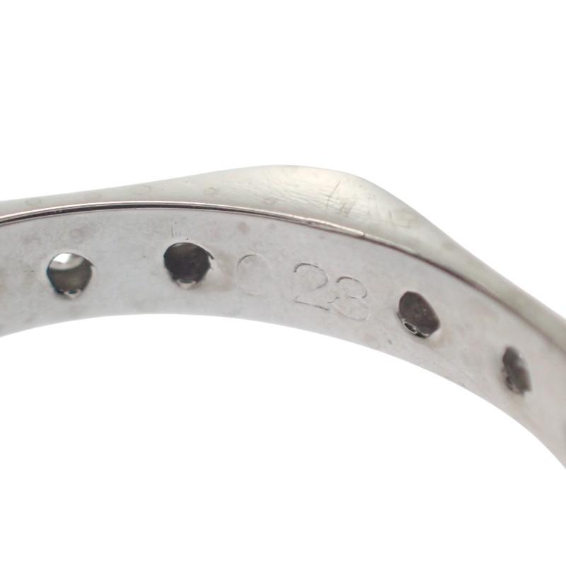 no brand  #9(JP Size) ring Pt850Platinum/diamond Women
