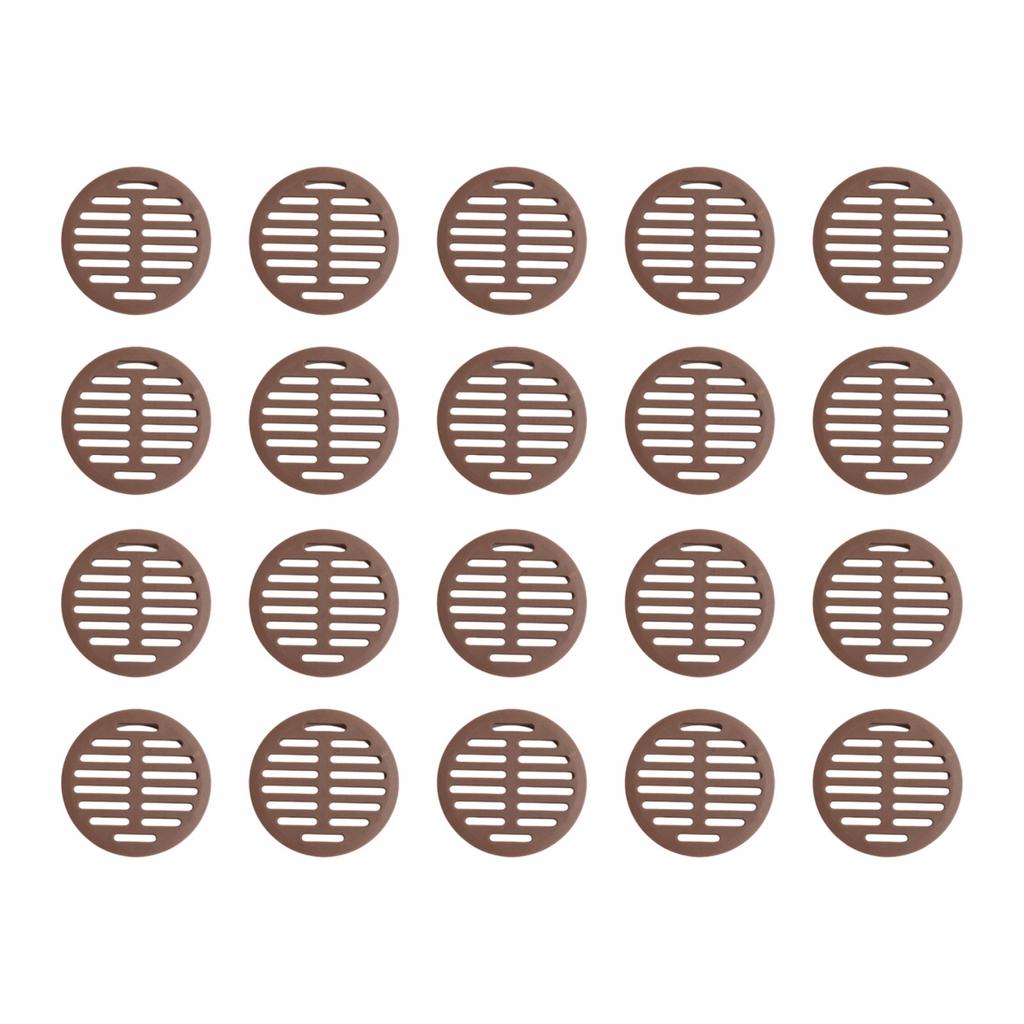 Round Air Vents 50mm 20Pcs For Efficient Kitchen And Bathroom Ventilation