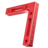 2pc 90 Degree Positioning Square Right Angle Clamp Aluminum L Block W/ Scale Woodworking Clamp Tool for Picture Drawer