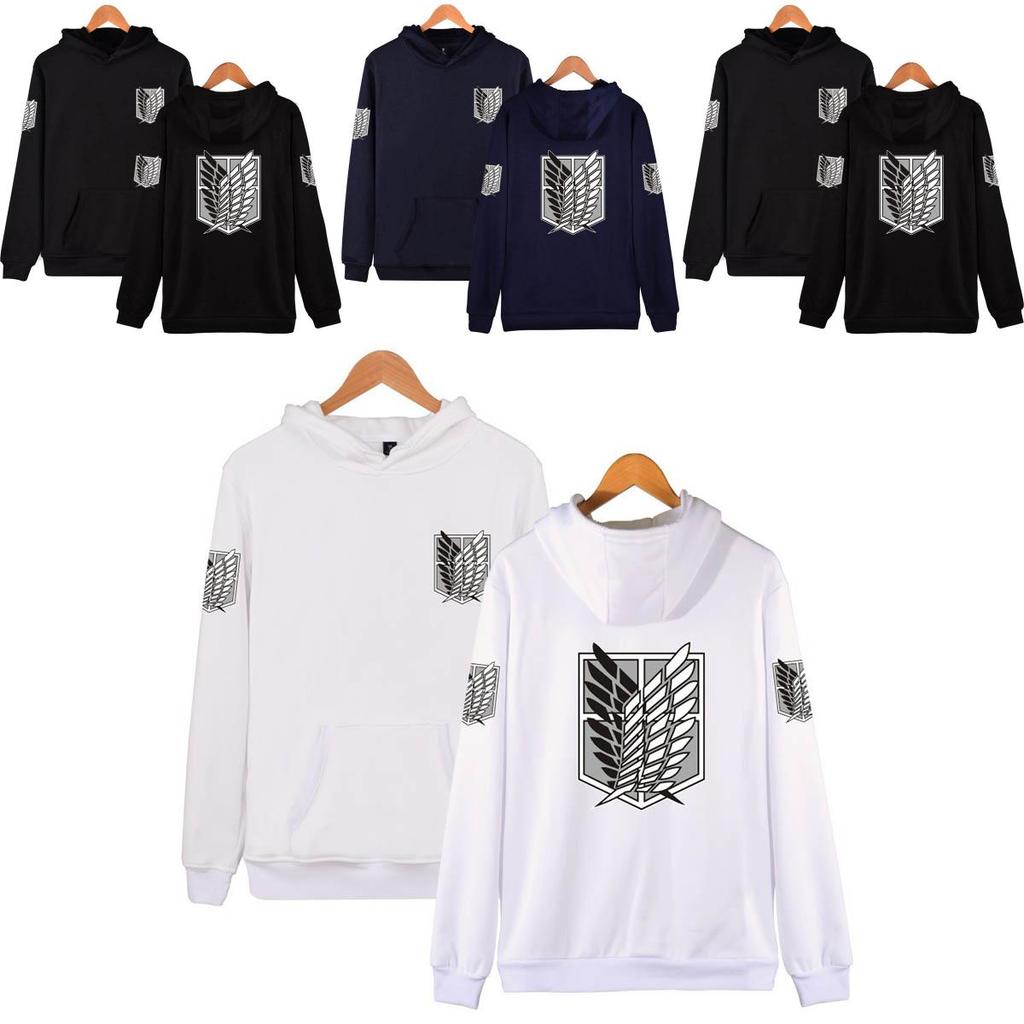 No Kyojin Attack On Titan Wings Hoodie Cozy Pullover For Ultimate Comfort**