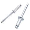 500pcs Aluminum Iron Open Flat Round Head Core Pulling Rivet Set GB12618 Core Pulling Pull Nail M2M3-M6 Boxed