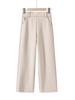 High Waist Versatile Casual Pants for Middle-Aged Women - Loose, Fashionable, Temperament-Enhancing Long Pants for Spring and Autumn