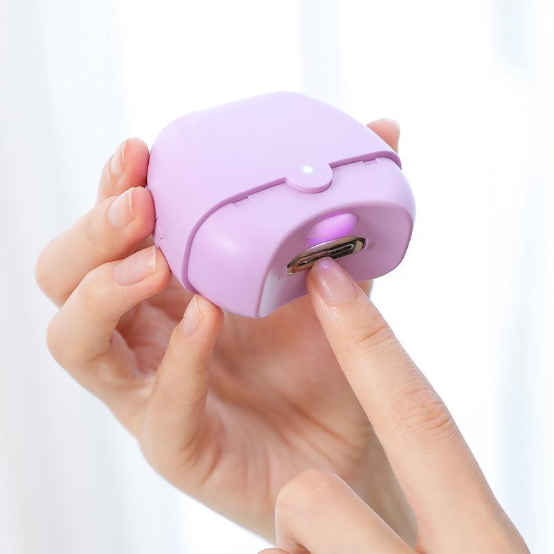 USB-wiederaufladbarer automatischer Nagelknipser für Babys & Ältere - Kompaktes elektrisches Trimmer & Schleifgerät