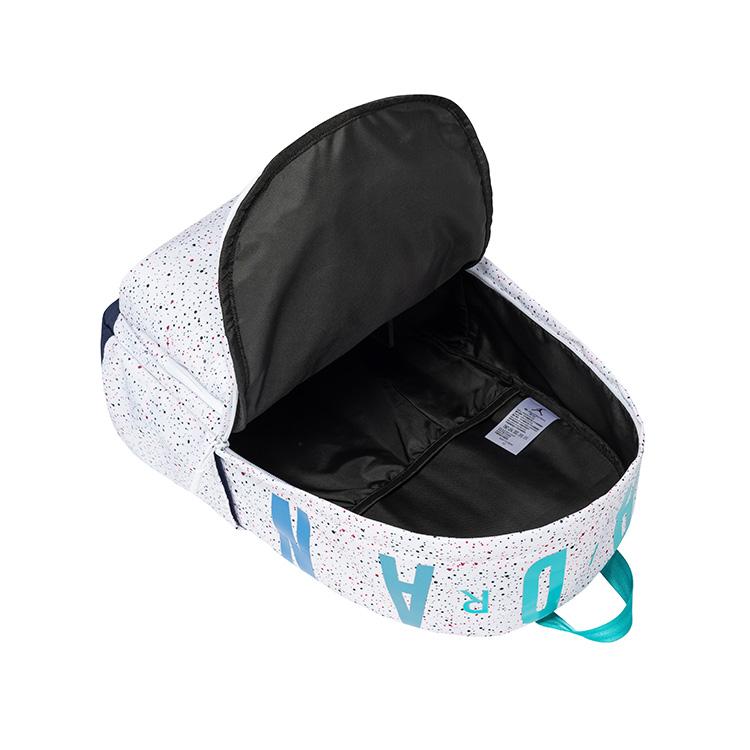 Jordan Starry Sky 26L Large Capacity Splash Print Trendy Polyester Backpack Unisex backpack Aurora-Blue JD2533215GS-003