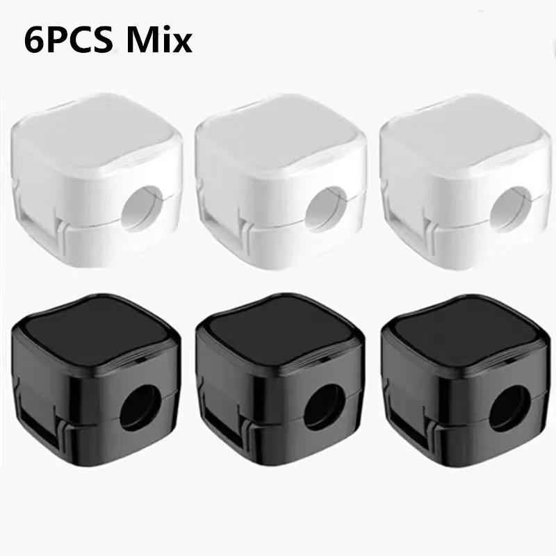 1/3/6PCS Magnetic Cable Clips Cable Smooth Adjustable Cord Holder Under Desk Cable Management Wire Keeper Cable Organizer Holder