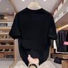 Round Neck Printed Short Sleeved Men's Summer 2026 New Heavyweight 100% Pure Cotton Loose and Stylish Half Sleeved T-shirt with a High-end Feel