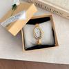 Stylish Roman Scale Women's Bracelet Watches Oval Dial Quartz Watch High-End Ladies Elegant Wristwatch Reloj Mujer Girls Clock