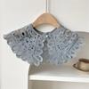 Knitting Fake Collar Solid Color Clothes Accessories Casual Detachable Collar  Women Ladies