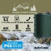 Ohm AudioComm Wireless Speaker Waterproof Compact Portable Speaker Wireless Outdoor Speaker Supports microSD Card Playback Green Ohm Electric (OHM)