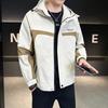 Arbeitsjacke Herren Frühling und Herbst Neue Lockere Kapuzenjacke Herren Frühling Lässige Oberteile