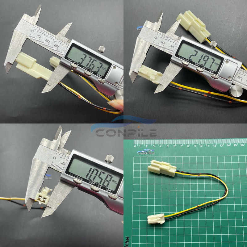 1pc for Toyota Lexus 2PIN tweeter additional brake reversing light wiring harness plug connector
