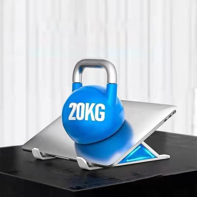 Faltbarer Desktop-Laptophalter mit Telefonständer für Macbook für Lenovo Thinkpad für HP Dell, verstellbarer Notebook-PC-Riser