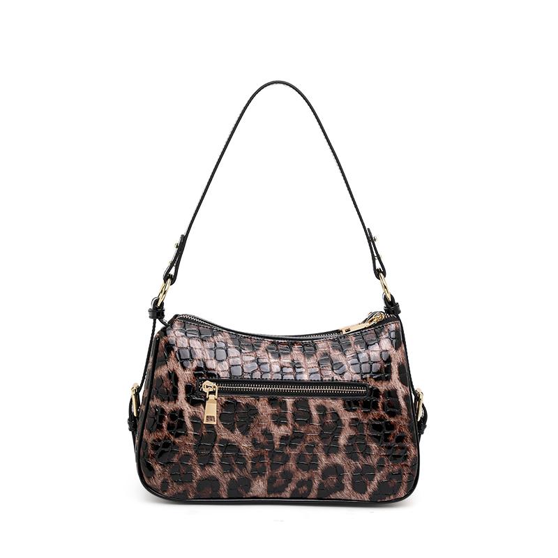Leopard Print Bag 2024 New lady Bag famous brand shoulder messenger bag genuine leather handbag luxury handbag women