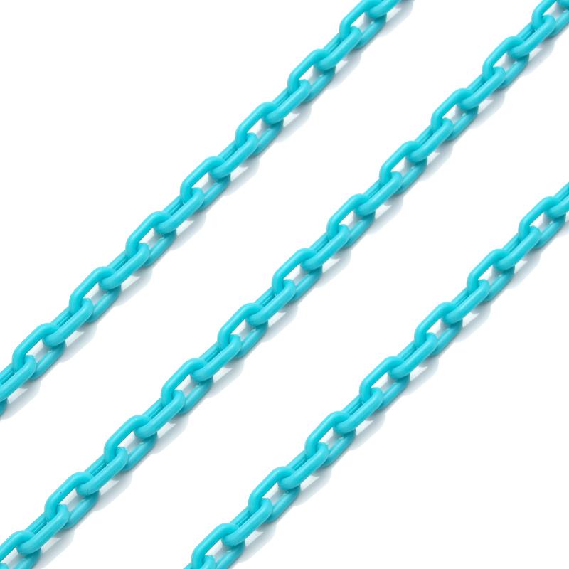 10Pcs/Lot 0.5m Colorful Acrylic Link Chain Keychains for Decoration Making Accessories DIY Necklace Bracelet Phone Chain Supply