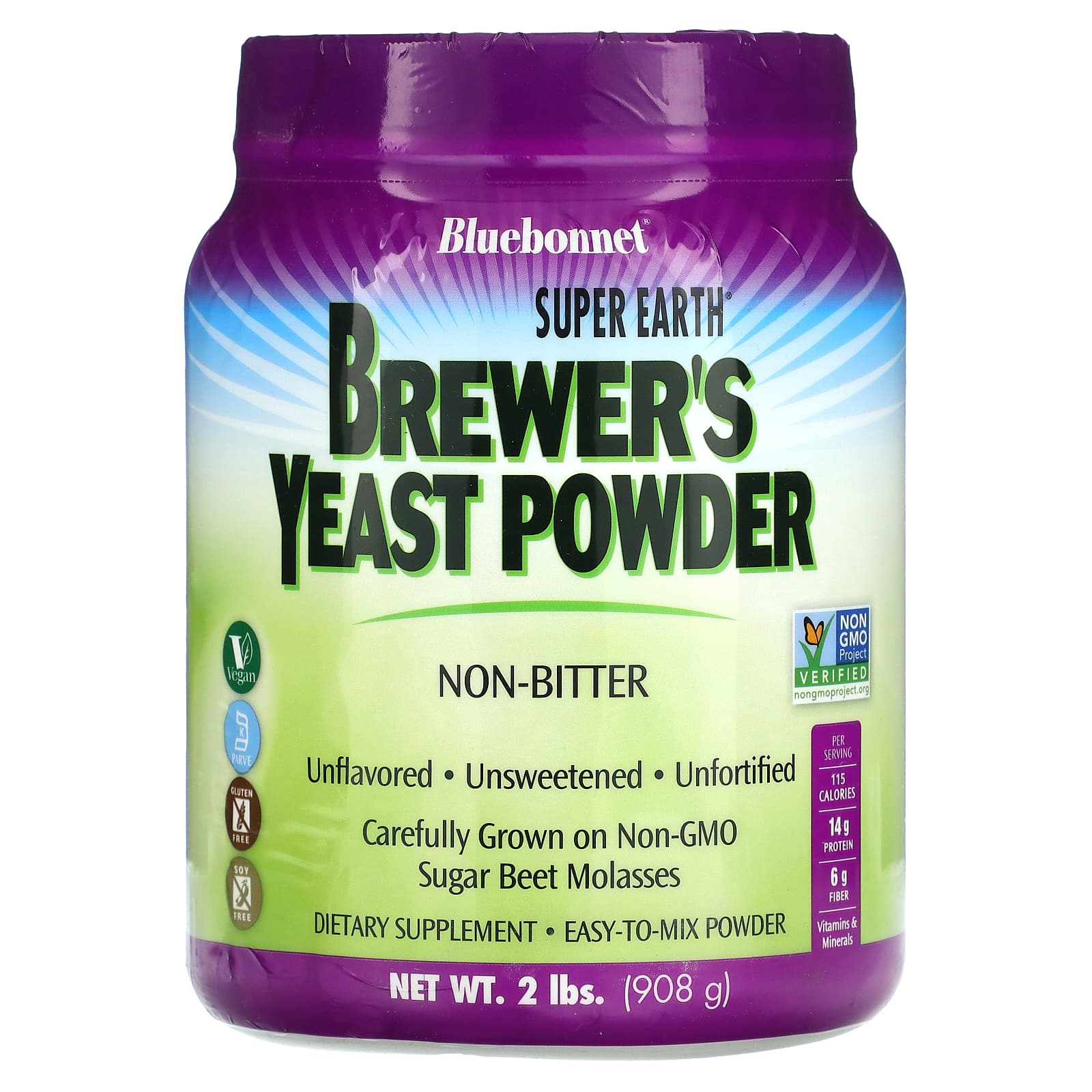 

Super Earth Yeast, Unflavored, 908G(2Lb)