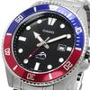 Casio CASIO Standard Analog Sports Watch MDV-106DD-1A2V Men's 20 ATM Water Resistant Blue/Red Bezel Metal Band Overseas Model