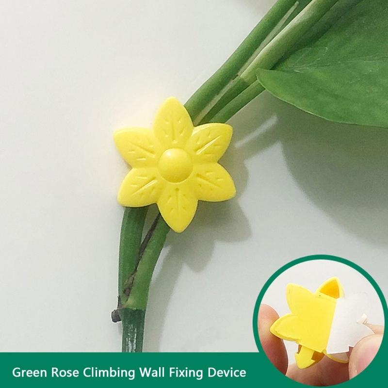40Pcs Plant Climbing Wall Fixture Clips Mini Leaf Clips Plant Support Clips Wall Vine Fixing Clips for Plant Vine