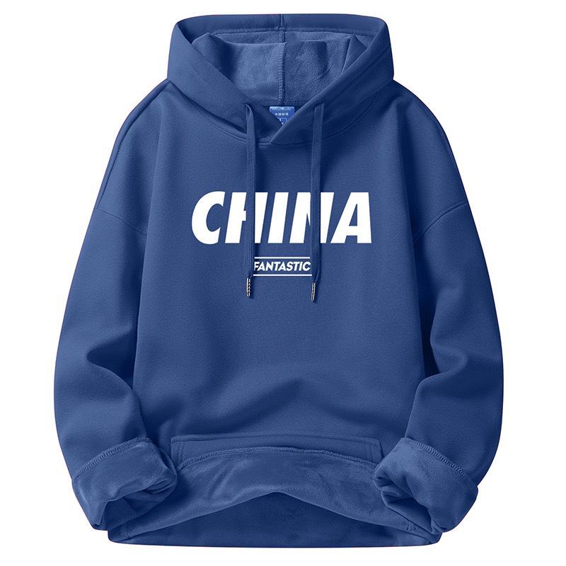 

400g Men s Heavyweight Velvet Thickened Hoodie - Loose, Warm Casual Sweatshirt for Autumn/Winter XL [120-140 lbs]