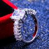Accessories, Square Zircon Rings, Fashion Women'S Band Hand Accessories