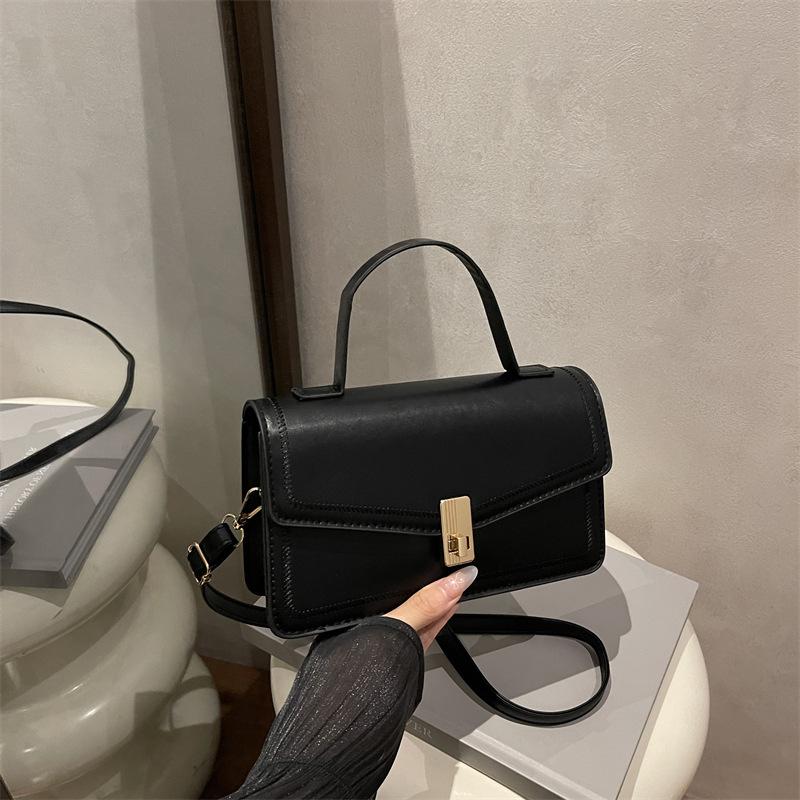 Niche Simple and Fashionable Solid Color Bag Commuter Bag Women's Autumn New Trend Handbag Oblique Span Bag Women