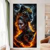 Fantasy Girl and Leopard Picture DIY Diamond Painting Cross Stitch Full Drills Diamond Mosaic New Collection Home Decor