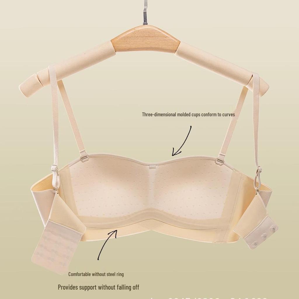 Women's Halterneck Strapless Push-Up Bralette - Thin, Wire-Free, Non-Slip, Invisible Anti-Exposure Design