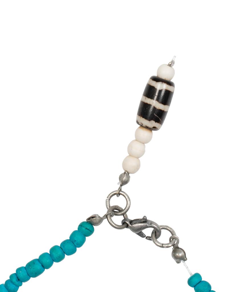 The Coldest Moment Tcm Dot Ball Necklace (Blue)