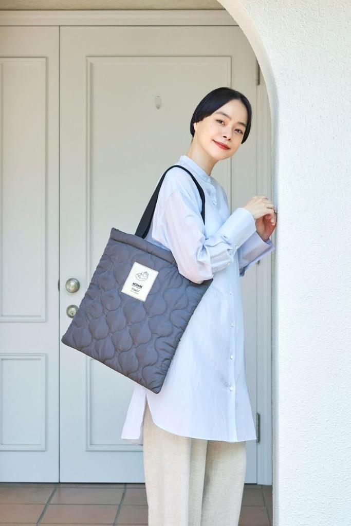 Moomin X Kippis Plenty of Lightweight Quilted Tote Bag BOOK Brand Space! (Takarajimasha Mook)