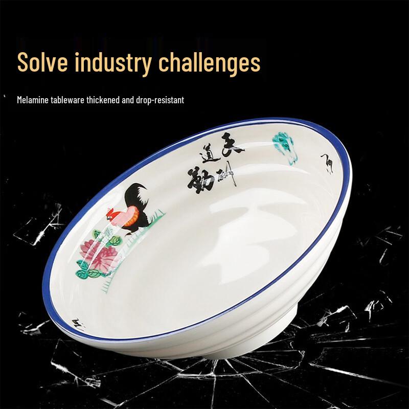 Commercial Melamine Noodle and Soup Bowl