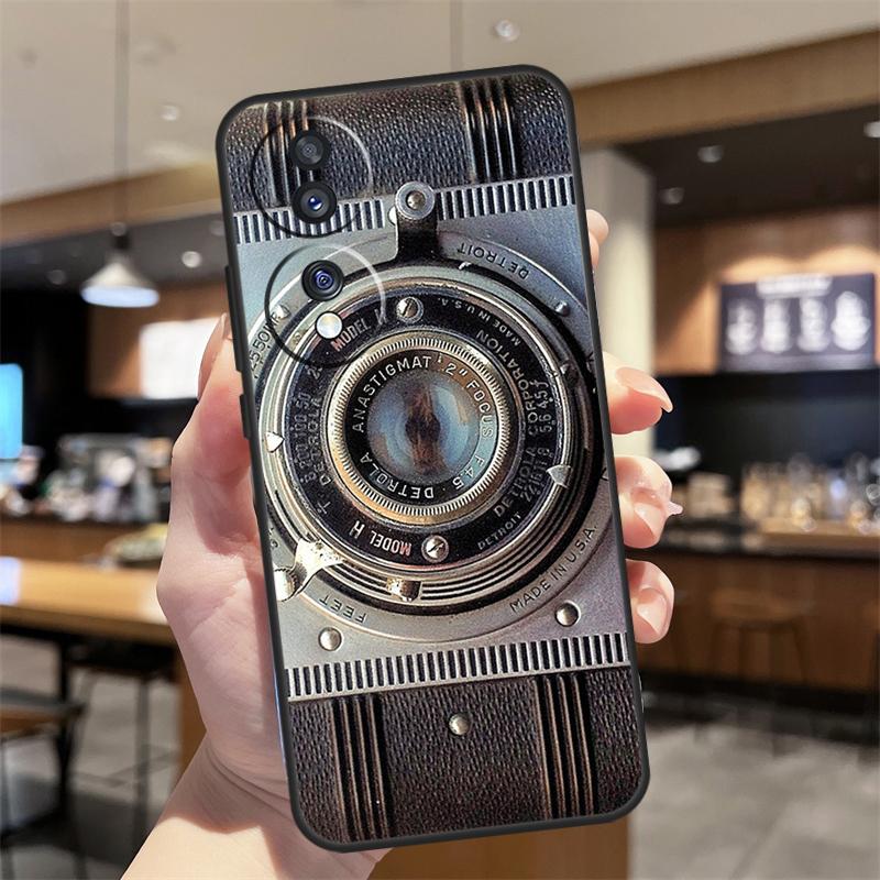 

Retro Nostalgia Camera Case For Honor Magic 7 5 6 8 Lite Honor 400 200 Pro 50 70 90 X8c X9a X9b X9c X9d Win RT Cover Honor 90 Lite
