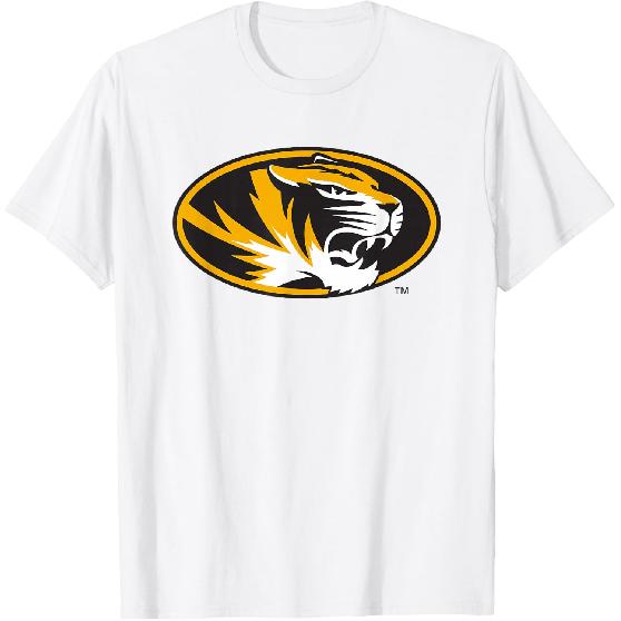 Elite Authentics Missouri Tigers Unisex-Adult Black Tiger T-Shirt