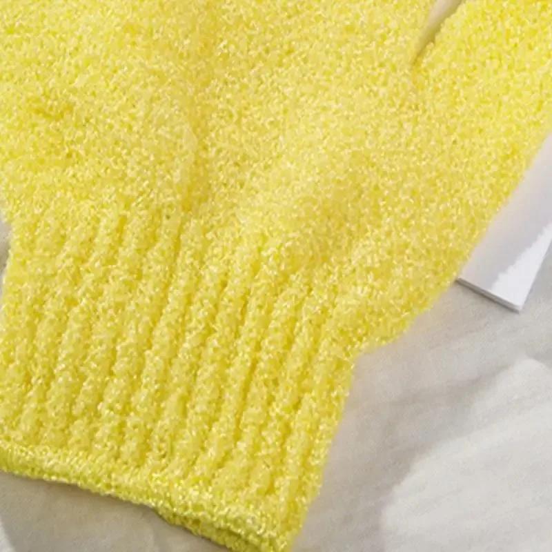 Five-finger Shower Gloves Children's Household Items Nitrile Gloves 100 Pieces Bath Towel Scrubs Elastic Back Rub Home Cleaning