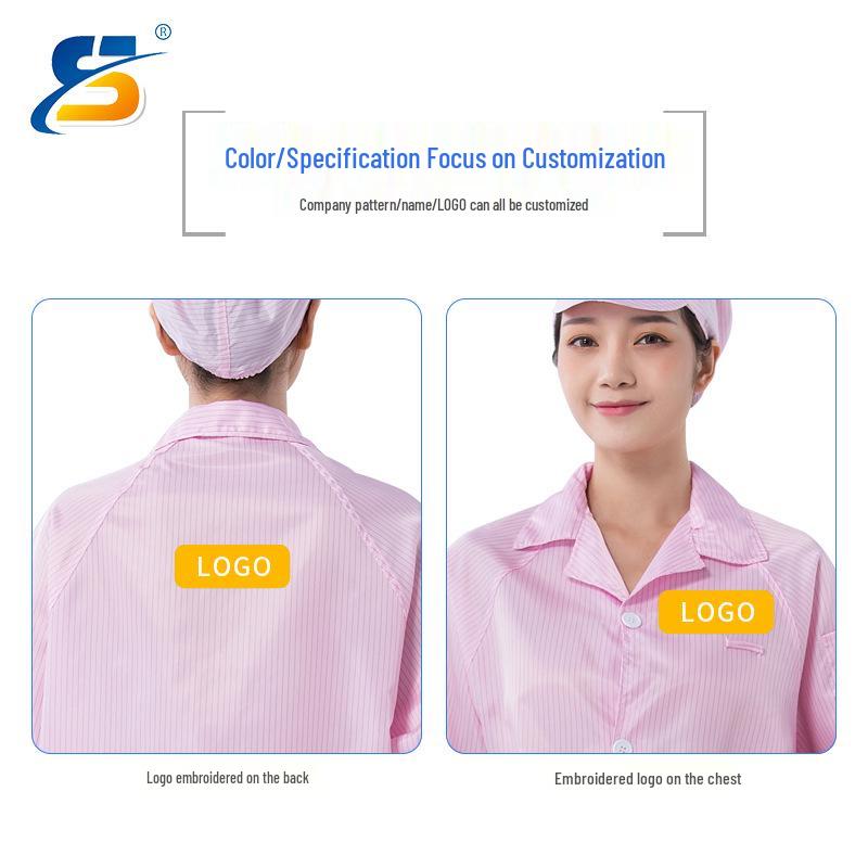 Antistatic Lab Coat Dustproof Cleanroom Suit