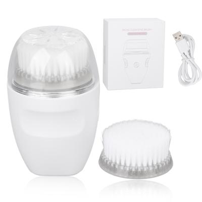 Elektrische Gesichtsreinigungsbürste Bunte Lichter IPX6 Wasserdicht 4 Stufen Gesichts-Tiefenreinigungsgerät