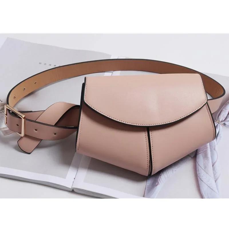 Fashionable Small Waist Bag Versatile Women Small Delicate Snake Skin Decorative Belt Saddle Bag Fashionable Sweater Belt Trendy