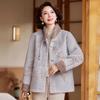 Yalu 2025 Faux Mink Velvet Winter Coat for Mid-Aged Women